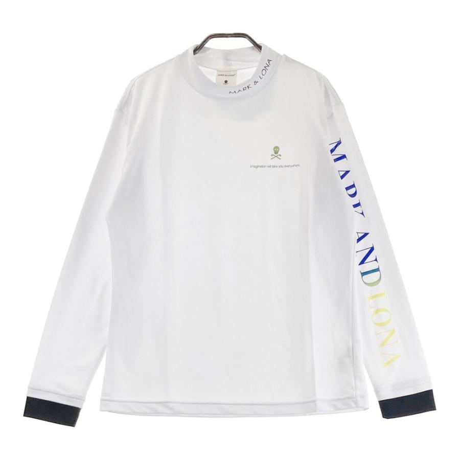【美品】マークアンドロナ MARK&LONA モックネック ハイネック長袖 36 美品】マークアンドロナ MARK&LONA モックネック ハイネック長袖 36