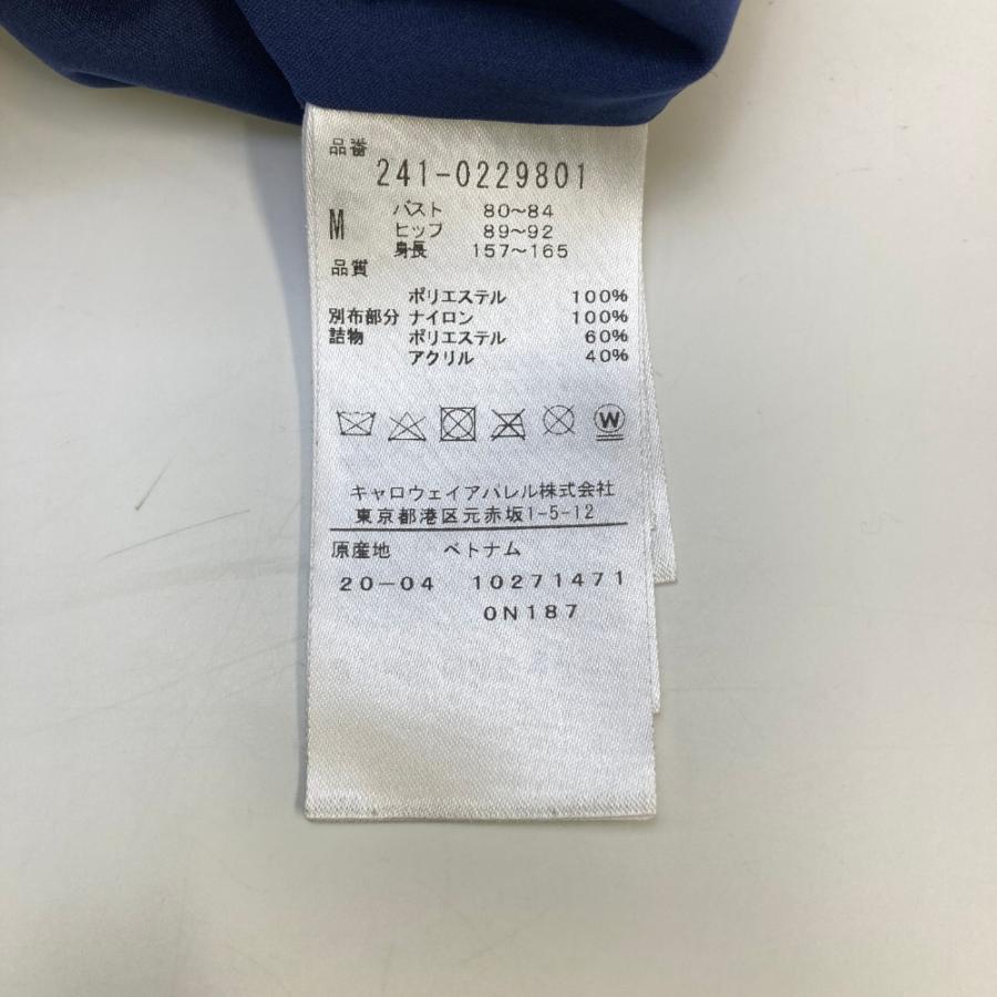 CALLAWAY キャロウェイ  中綿 ノースリーブ ジップワンピース  ネイビー系 M ゴルフウェア レディース_4