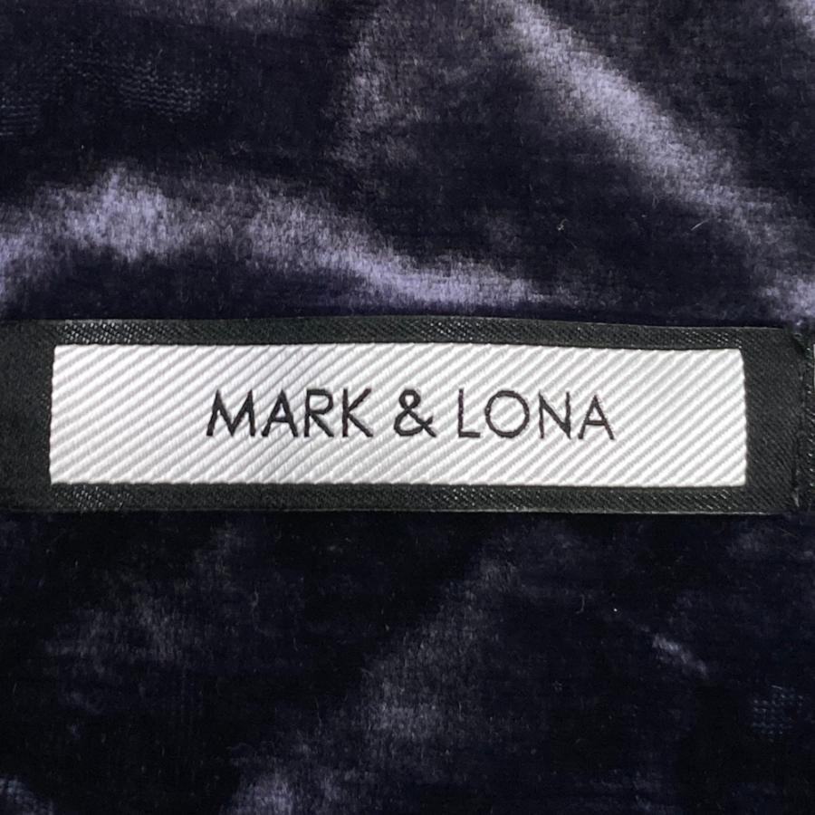 MARK&LONA（マークアンドロナ） ベロア ハーフジップ 長袖Tシャツ