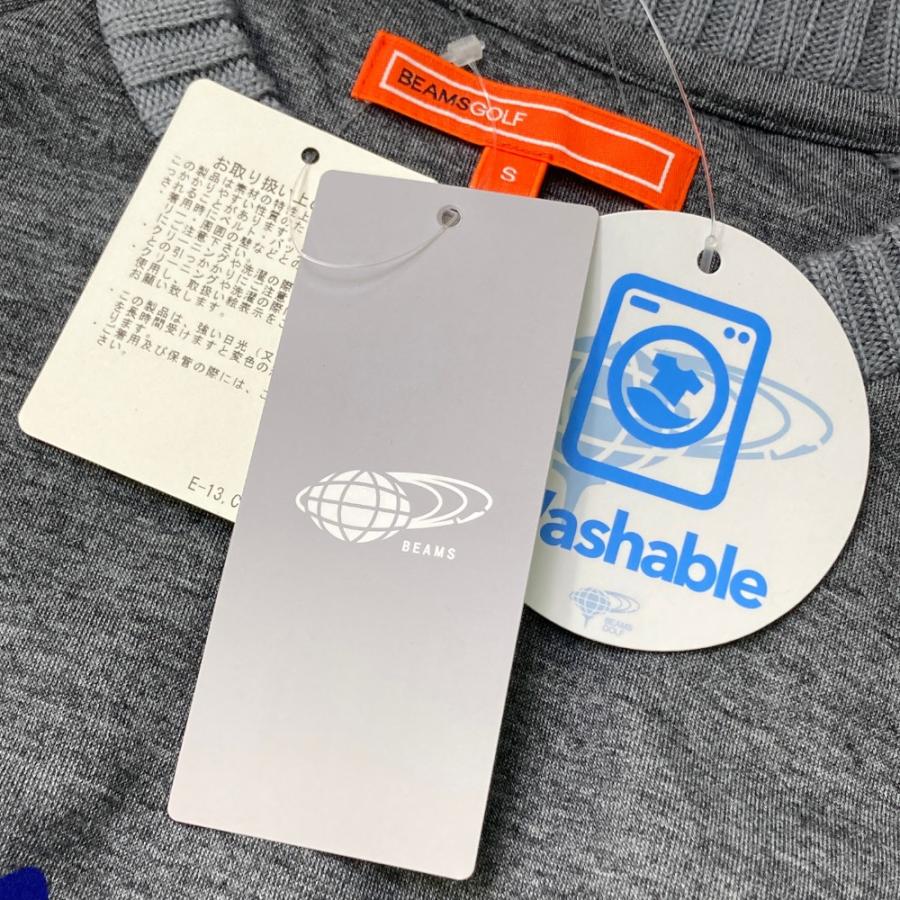 新品】BEAMS GOLF ビームスゴルフ 切替 スウェットトレーナー グレー系 