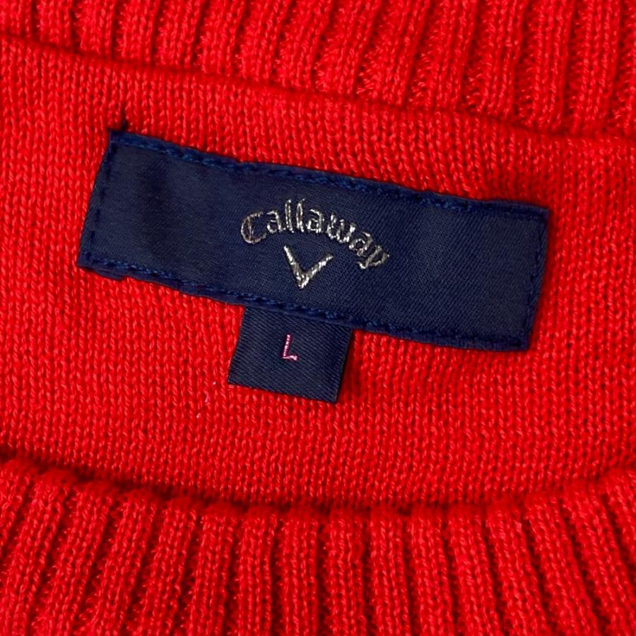 キャロウェイゴルフ　ニット　Lサイズ　レッド キャロウェイゴルフ ニット Lサイズ レッド 楽天市場