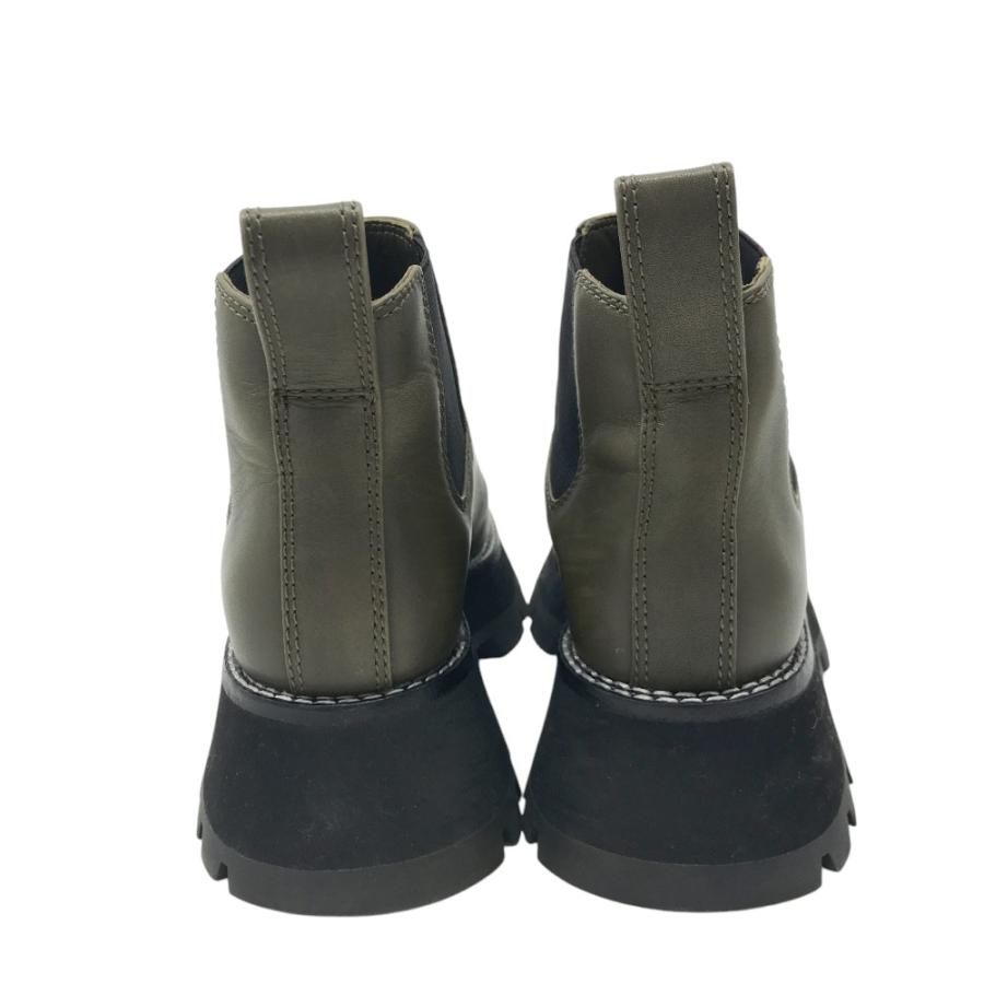 美品】3.1PHILLIP LIM 3.1 フィリップ リム コンバットブーツ カーキ系 