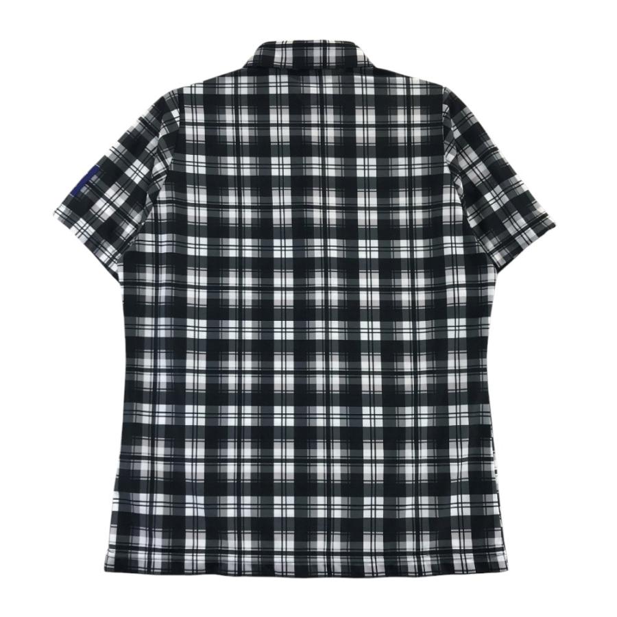 DESCENTE GOLF デサントゴルフ 半袖ポロシャツ ボタンダウン チェック