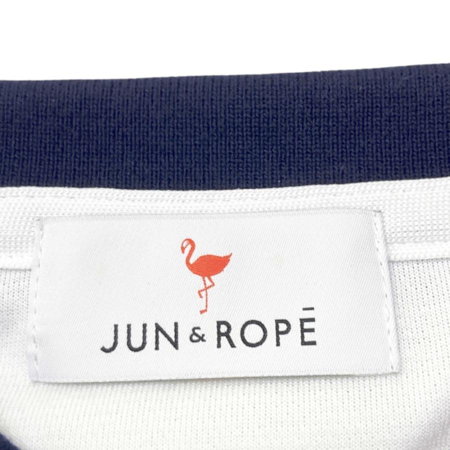 新品】JUN&ROPE ジュン アンド ロペ ERM-3705 半袖ポロシャツ ホワイト