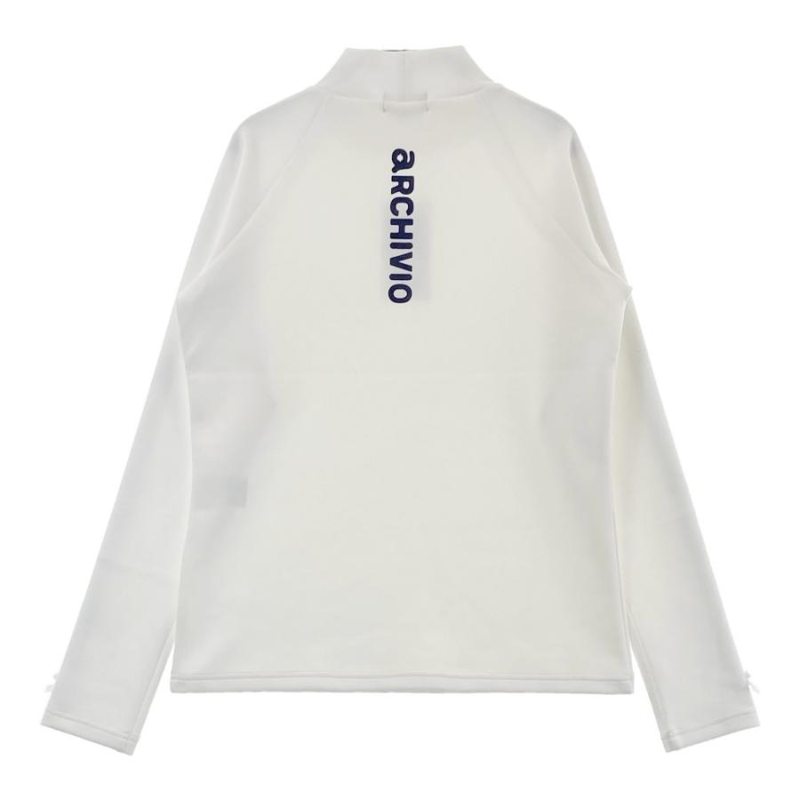 サイズ：38 ARCHIVIO アルチビオ A419819 2024年 長袖ハイネックTシャツ  ホワイト系 [240101345792] ゴルフウェア レディース ストスト archivio 【新品】ARCHIVIO アルチビオ A419819 2024年 長袖