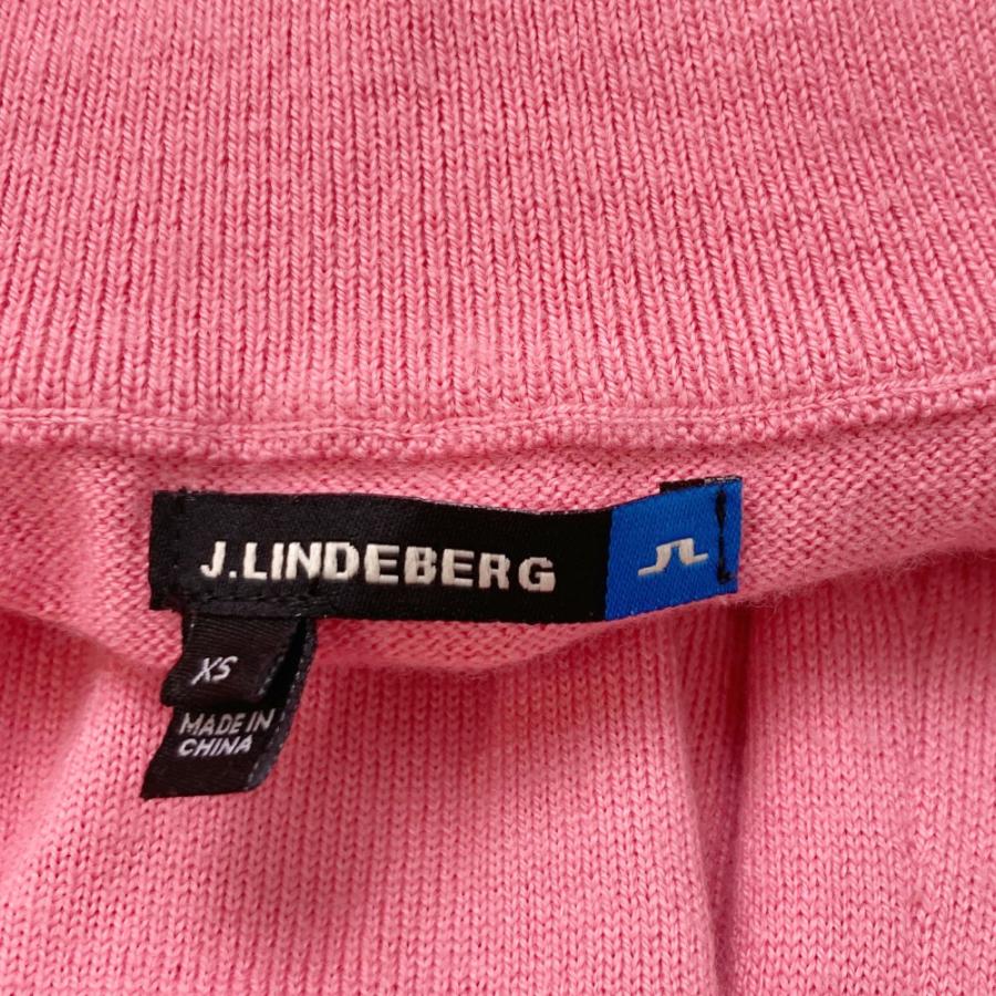 J.LINDEBERG（ジェイリンドバーグ） ハイネック ニットセーター ピンク