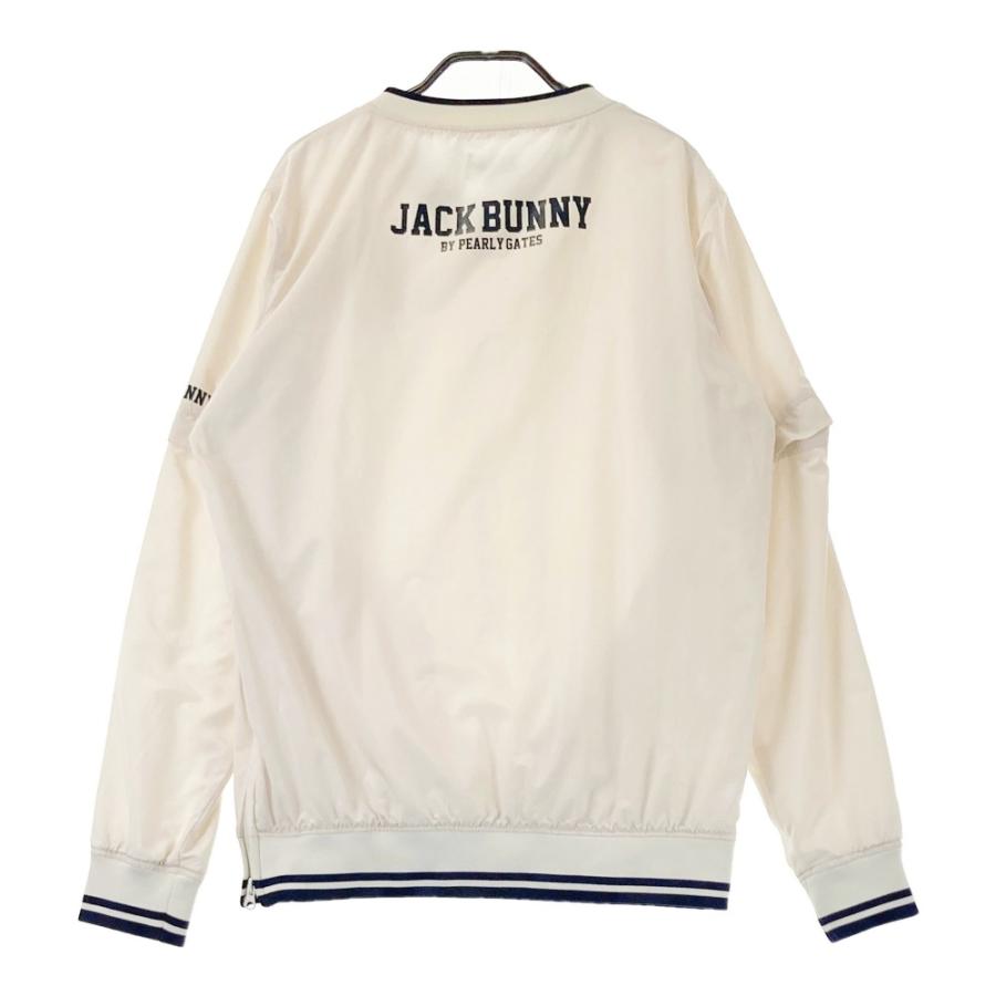 サイズ：5 JACK BUNNY ジャックバニー  2WAY 裏メッシュ ブルゾン  ホワイト系 [240101348503] ゴルフウェア メンズ ストスト JACK BUNNY ジャックバニー 2WAY 裏メッシュ ブルゾン ホワイト