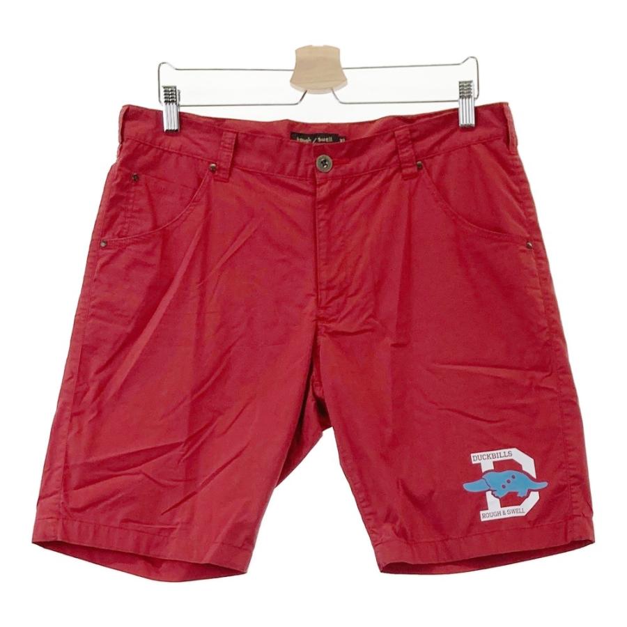 ROUGH&SWELL ラフアンドスウェル ハーフパンツ レッド系 XL ゴルフ