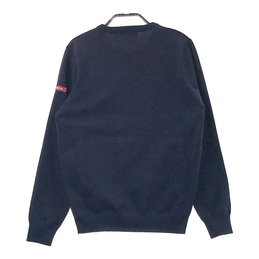 サイズ：M AND PER SE アンパスィ 2023年モデル ニットセーター  ネイビー系 [240101353973] ゴルフウェア レディース ストスト AND PER SE アンパスィ 2023年モデル ニットセーター ネイビー系