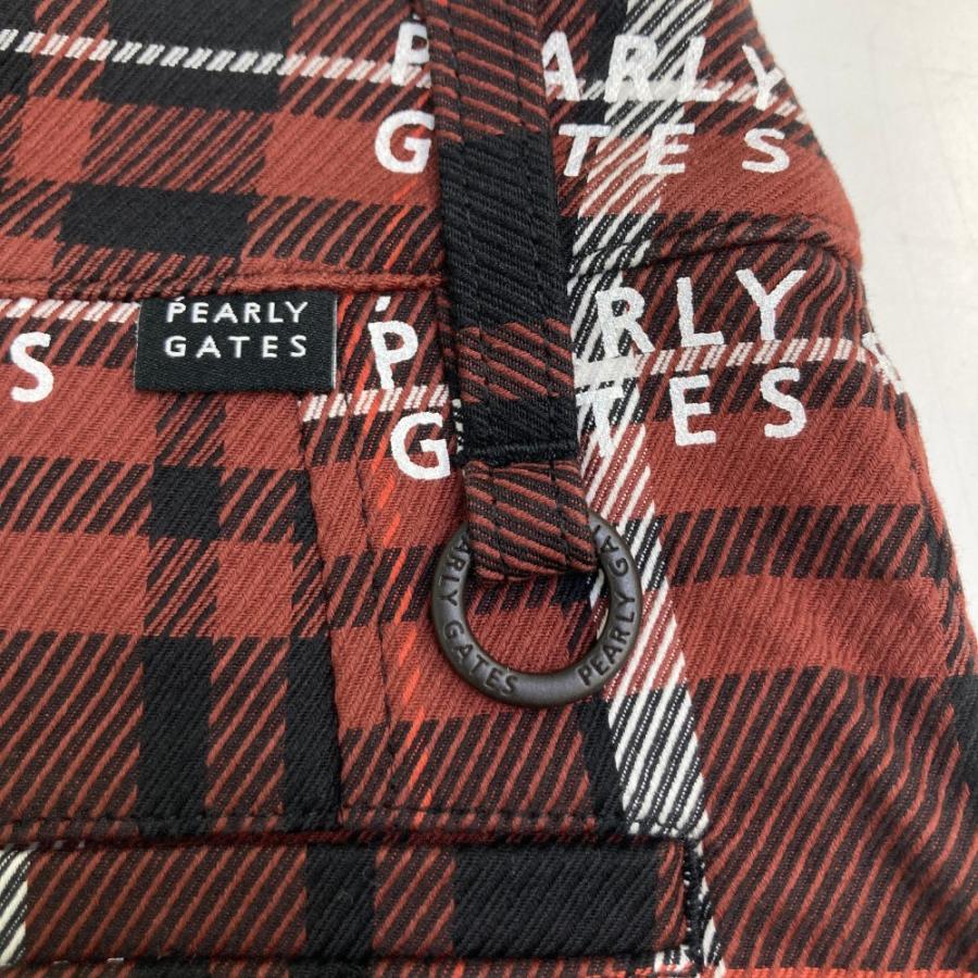 PEARLY GATES パーリーゲイツ スカート チェック ブラウン系 00 ゴルフ