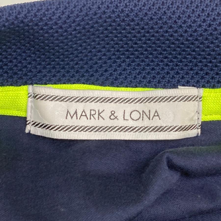 MARK&LONA（マークアンドロナ） 半袖ポロシャツ ネイビー系 L ゴルフ