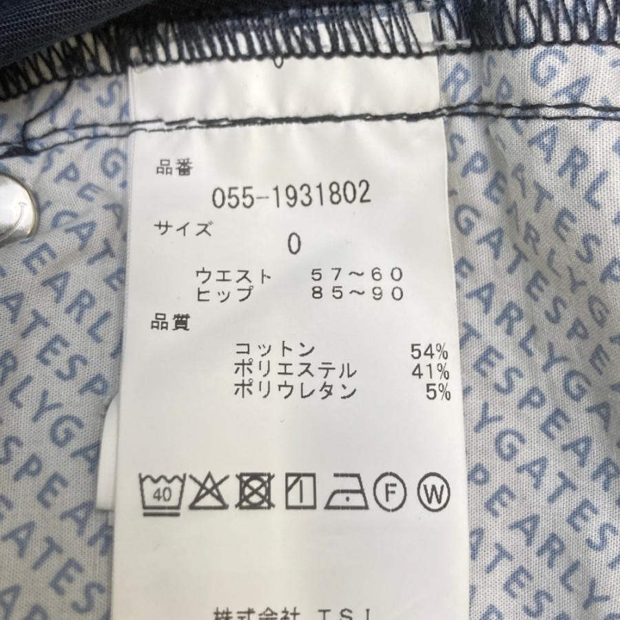 PEARLY GATES パーリーゲイツ ストレッチパンツ ネイビー系 0 ゴルフ