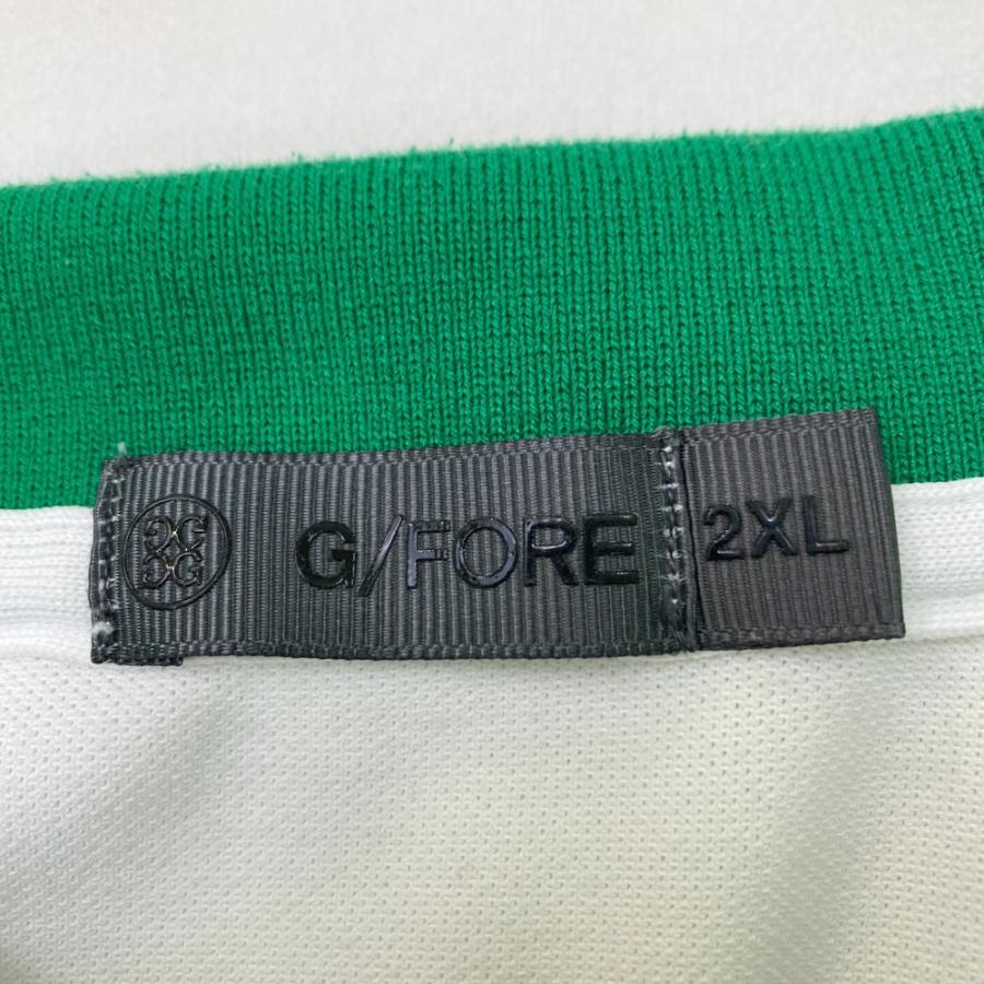 G/FORE（ジーフォア） 半袖ポロシャツ ホワイト系 2XL ゴルフウェア