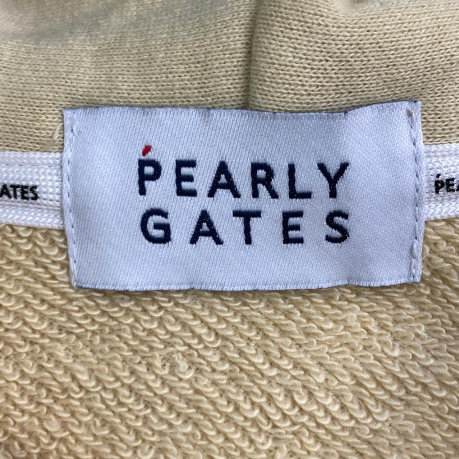 サイズ：0 PEARLY GATES パーリーゲイツ 2023年モデル ジップ パーカー  ベージュ系 [240101358017] ゴルフウェア レディース ストスト PEARLY GATES パーリーゲイツ 2023年モデル ジップ パーカー