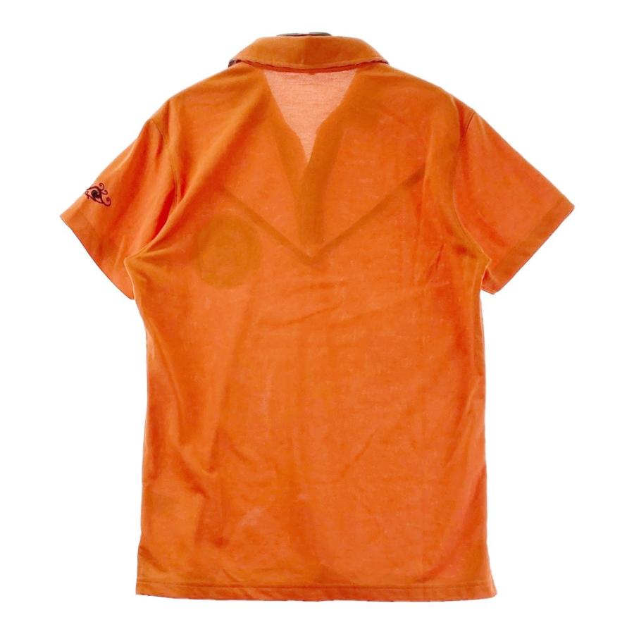 Dance With Dragon - ダンスウィズドラゴン ゴルフ スポーツシャツ ポロシャツ オレンジ サイズ2 Dance With Dragon DANCE WITH DRAGON ダンスウィズドラゴン