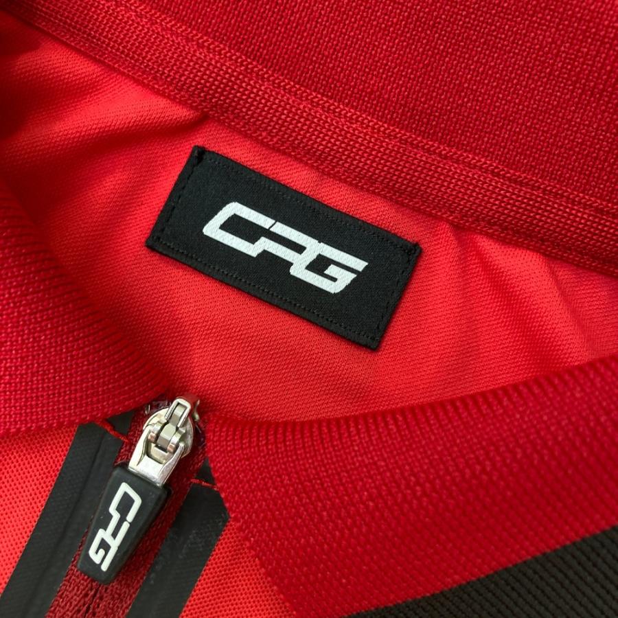 CPG GOLFゴルフワンピース Lサイズ レッド　新品 CPG GOLF シーピージーゴルフ ハーフジップ ノースリーブワンピース