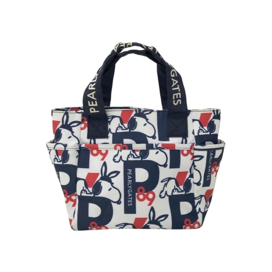 ma】パーリーゲイツ スヌーピー カートバッグ ホワイト SNOOPY