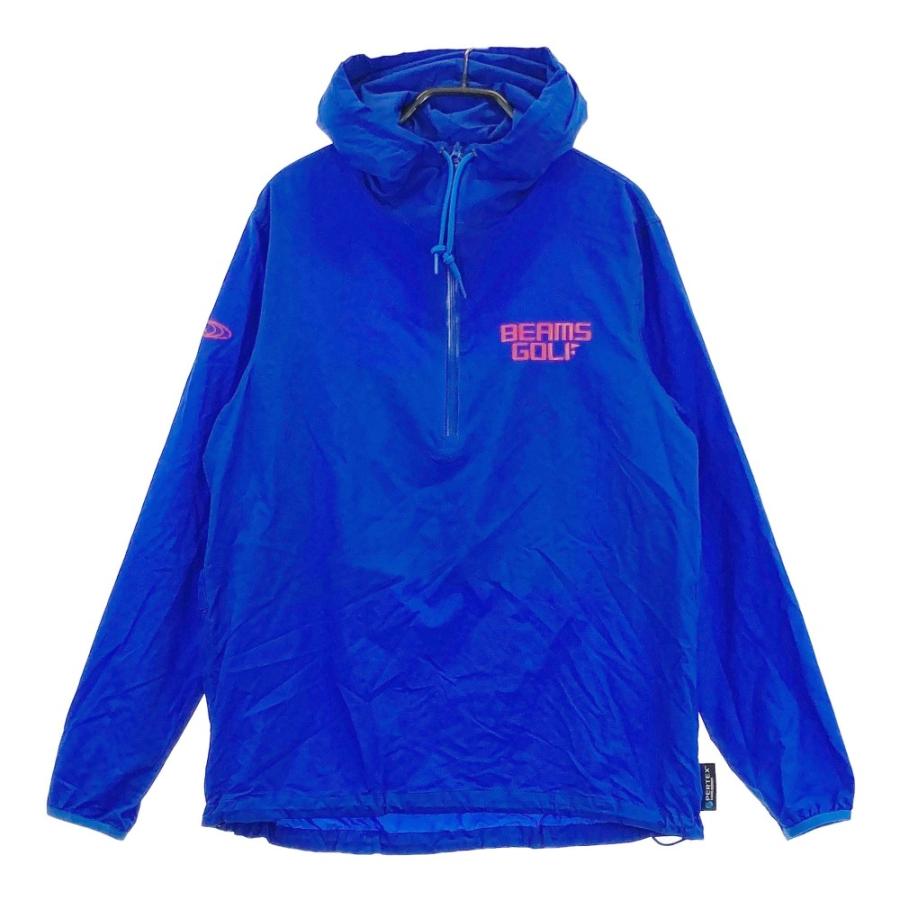 BEAMS GOLF ビームスゴルフ ナイロンパーカー ブルー系 M ゴルフウェア