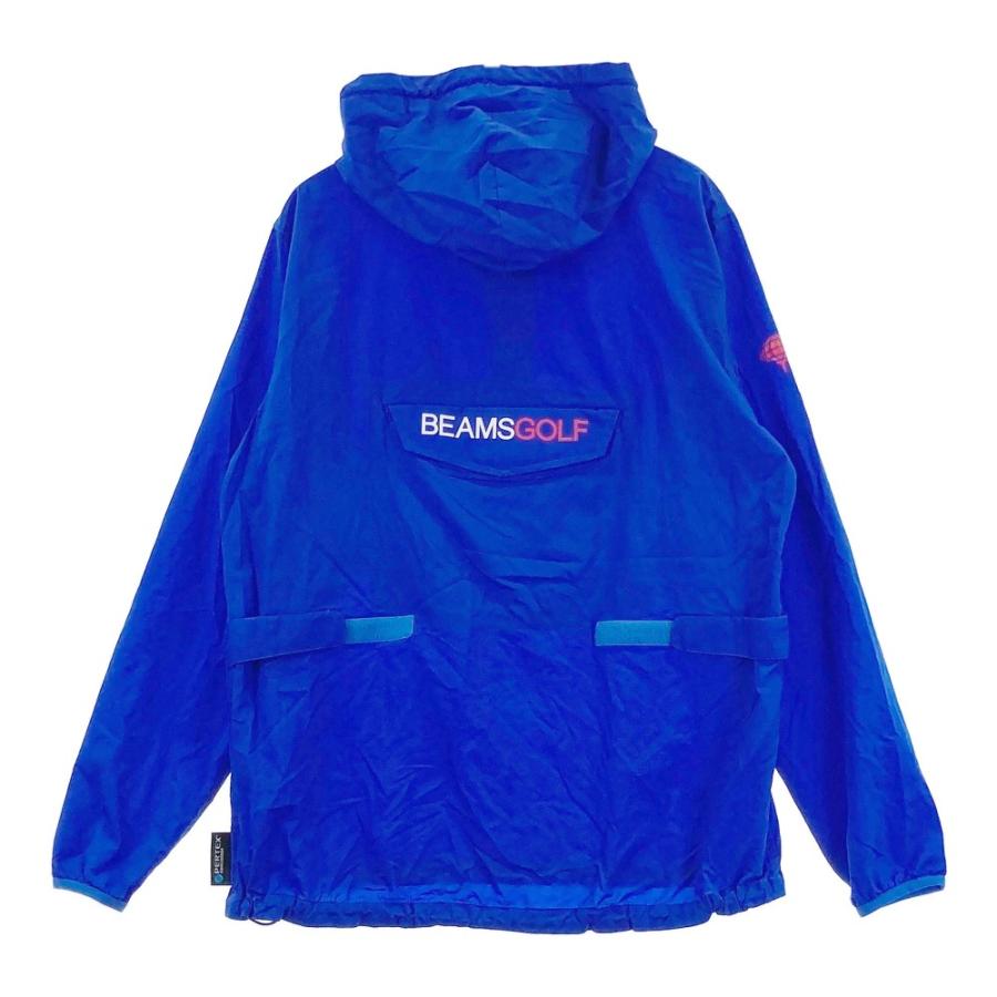 BEAMS GOLF ビームスゴルフ ナイロンパーカー ブルー系 M ゴルフウェア