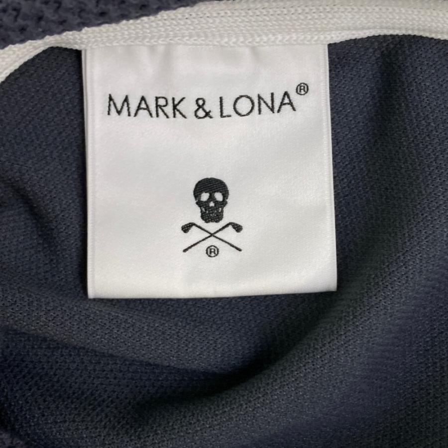 MARK\u0026LONA マークアンドロナ  半袖ポロシャツ  グレー系 46 ゴルフウェア メンズの画像