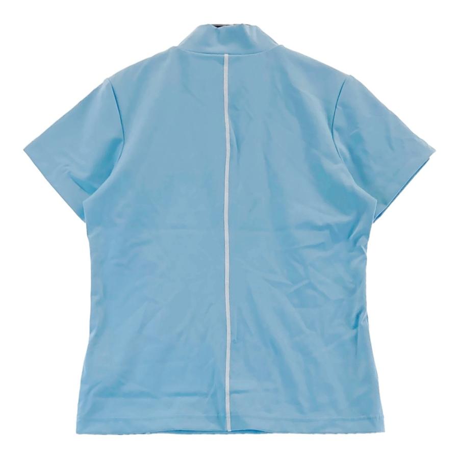 MARK&LONA マークアンドロナ ハイネック半袖Tシャツ ブルー系 36