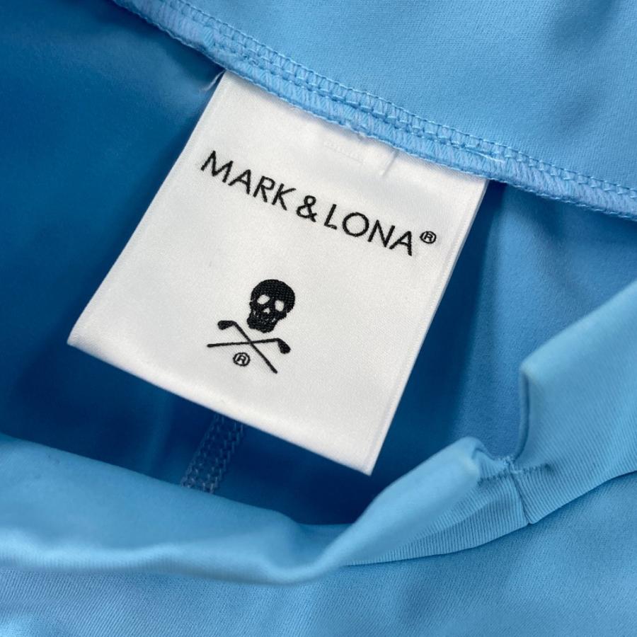 MARK&LONA マークアンドロナ ハイネック半袖Tシャツ ブルー系 36