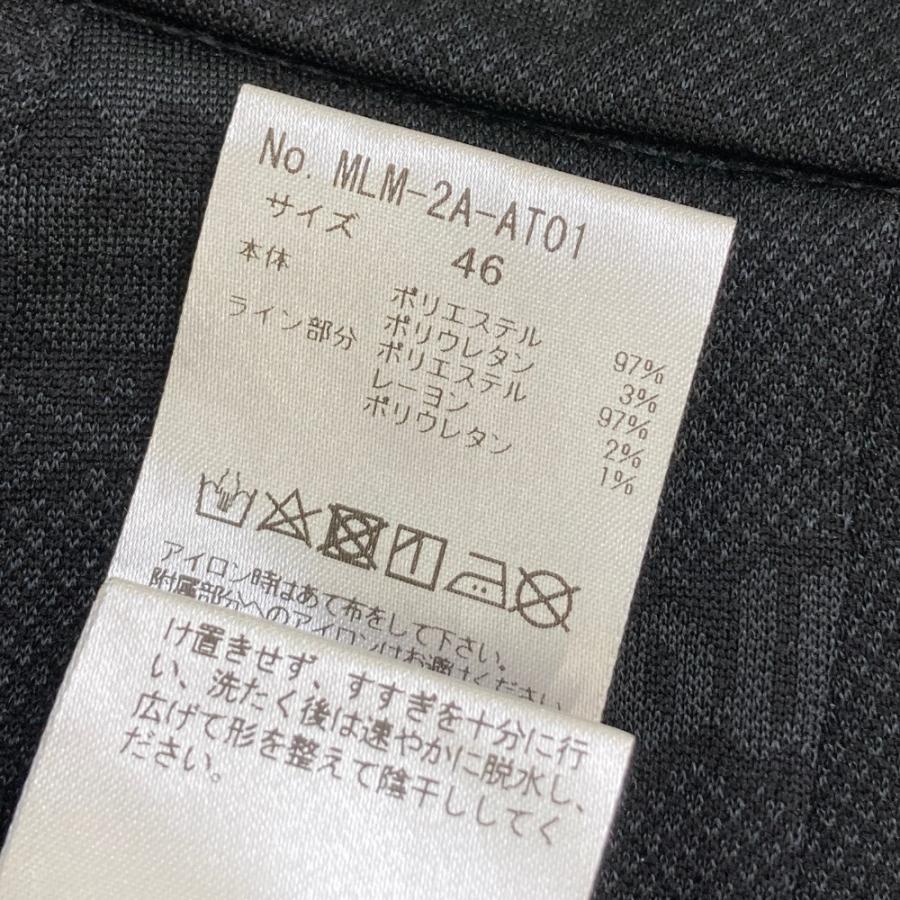 MARK&LONA マークアンドロナ ストレッチパンツ スカル柄 ブラック系 46