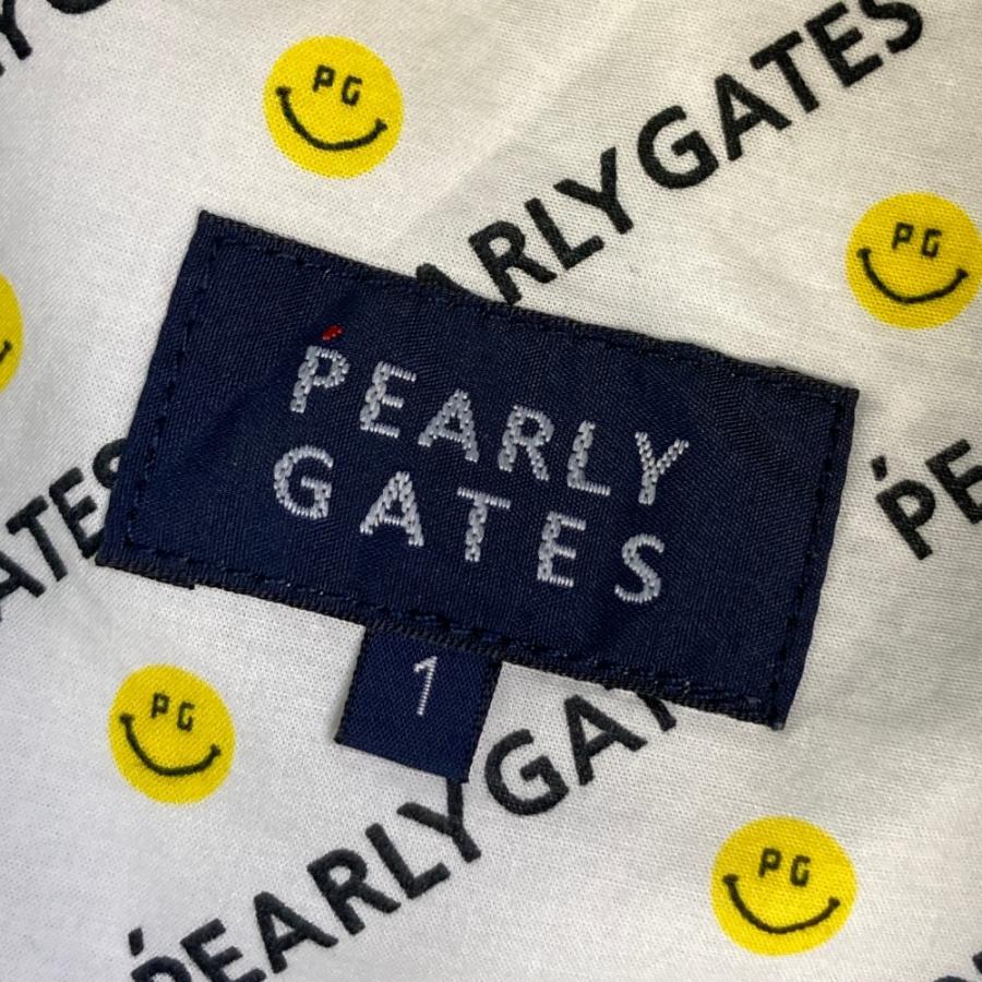 PEARLY GATES（パーリーゲイツ） スカート ニコちゃん 総柄 ネイビー系