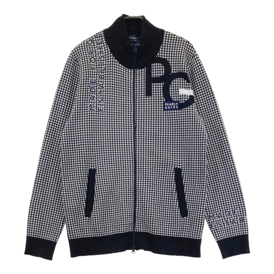 PEARLY GATES パーリーゲイツ ニット ジップジャケット 千鳥柄