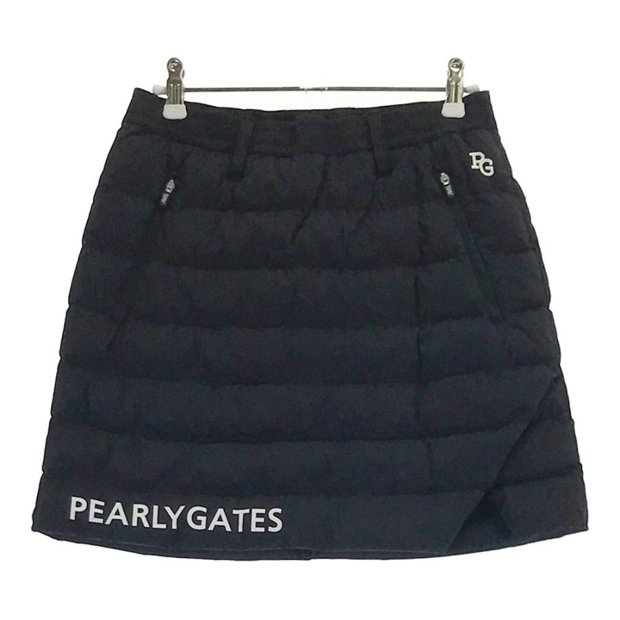 PEARLY GATES パーリーゲイツ 中綿 スカート ブラック系 0 ゴルフ 