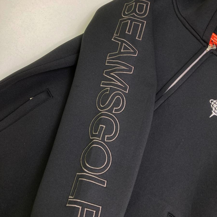 サイズ：M BEAMS GOLF ビームスゴルフ 2023年モデル ダンボールニット ジップパーカー  ブラック系 [240101362287] ゴルフウェア レディース ストスト BEAMS GOLF ビームスゴルフ 2023年モデル ダンボールニット