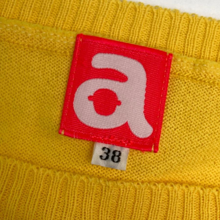 ARCHIVIO アルチビオ ショートニットセーター イエロー系 38