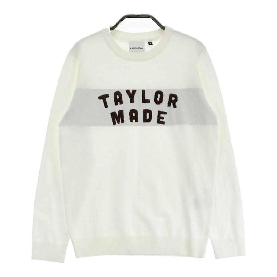 【新品•未使用】TAYLOR MADE テーラーメイド ニット セーター 美品】TAYLOR MADE テーラーメイド 2024年 ニット セーター ホワイト系