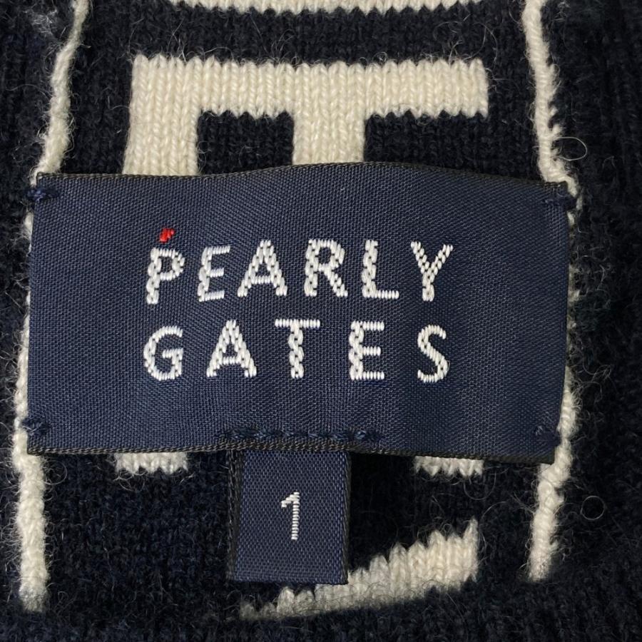 PEARLY GATES パーリーゲイツ 2023年モデル ニットセーター ネイビー系