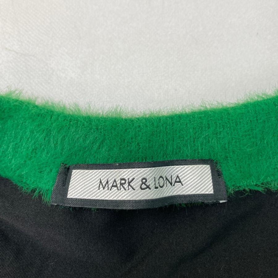 MARK\u0026LONA マークアンドロナ  ニットセーター スワロフスキー  ブラック系 38 ゴルフウェア レディース_2