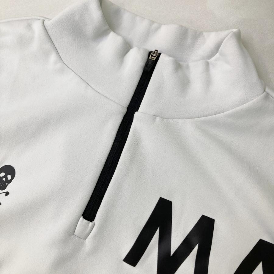 MARK&LONA マークアンドロナ 裏起毛 ハーフジップ 長袖Tシャツ