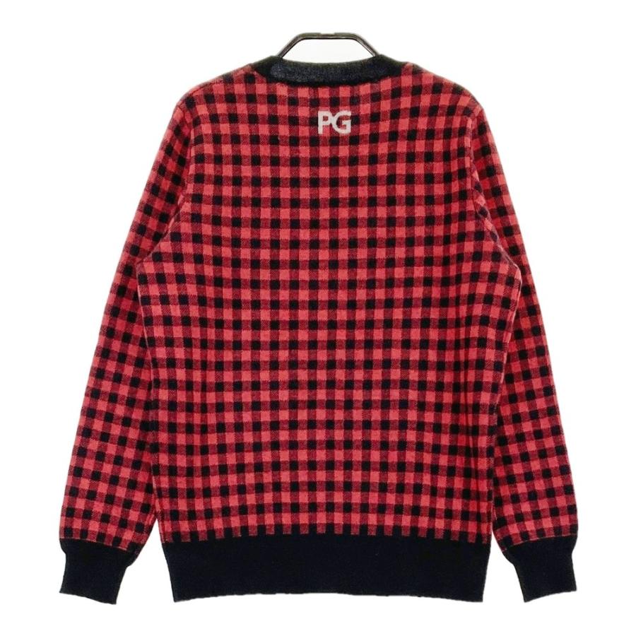 【新品】パーリーゲイツ カシミヤ ニット セーター チェック PEARLY GATES パーリーゲイツ カシミヤ クルーネック ニット