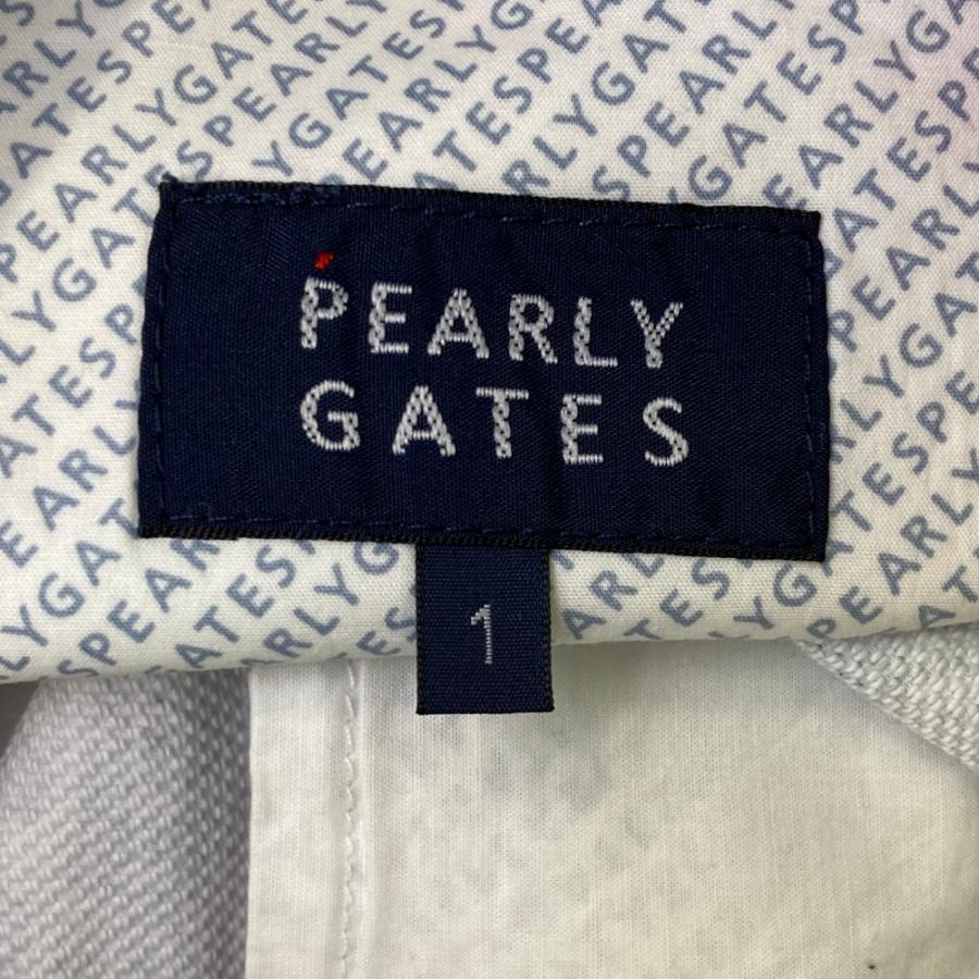 PEARLY GATES パーリーゲイツ  ストレッチスカート カラフルワッペン 総柄 ネイビー系 1 ゴルフウェア レディースの画像