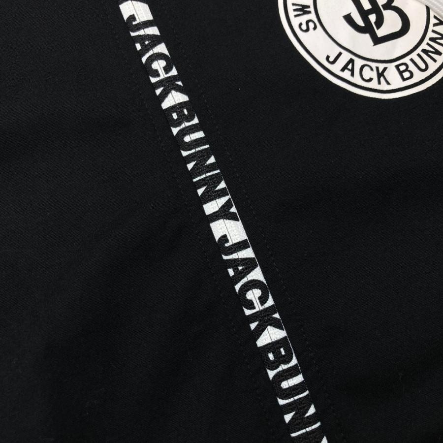 【未使用】ジャックバニー パーカー Lサイズ ブルゾン ジャケット 黒 5 JACK BUNNY ジャックバニー ジップパーカー ブラック系 5 ゴルフウェア