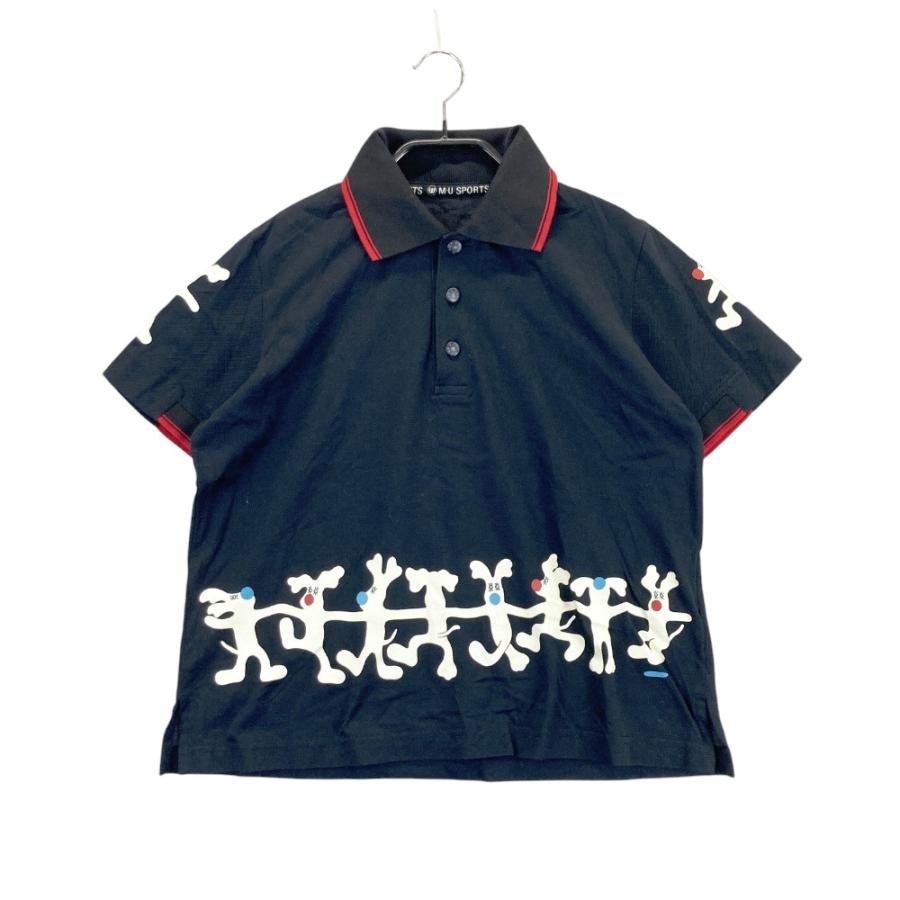 未着用】MU SPORTS レディース 半袖ポロシャツ サイズ38 タグ付き 未