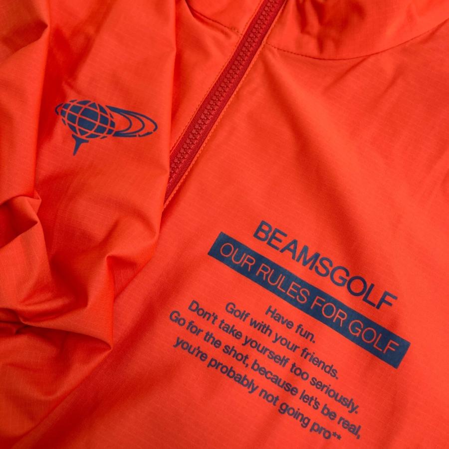 BEAMS GOLF（ビームス ゴルフ） ジップジャケット オレンジ系 L ゴルフ