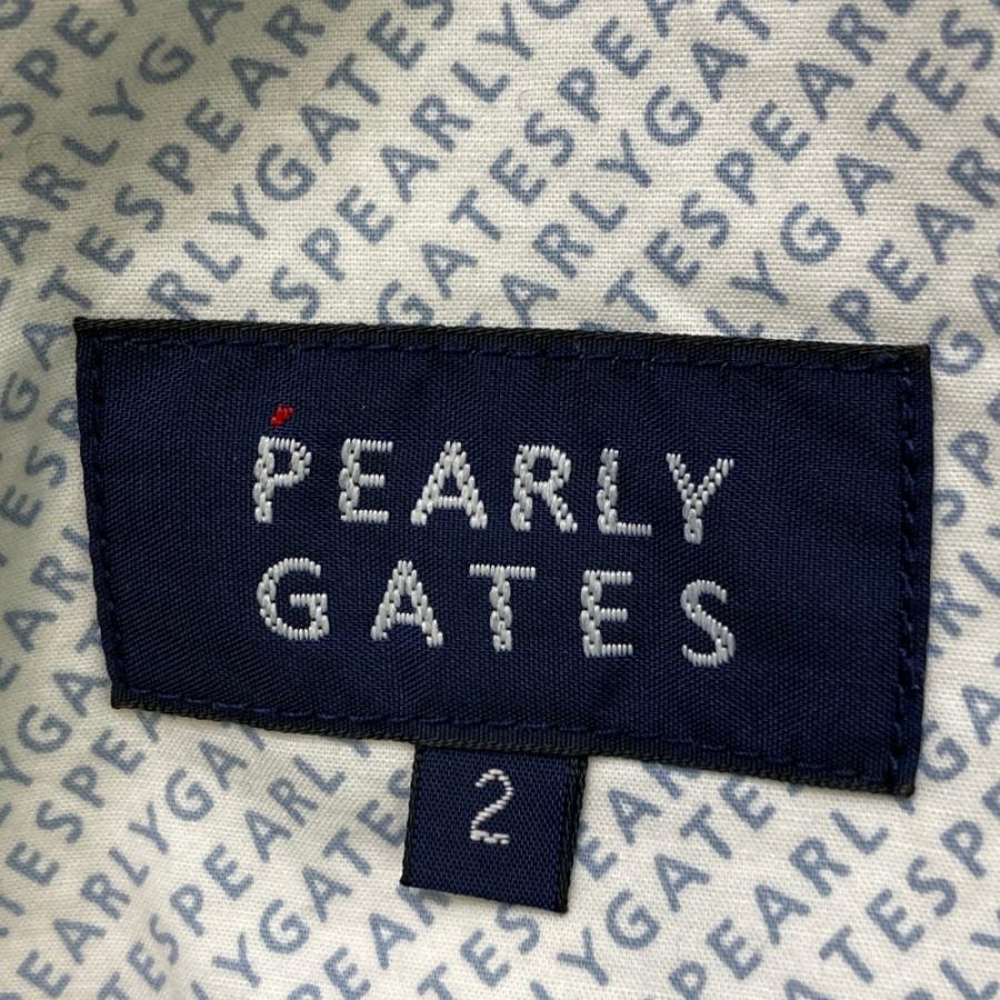 PEARLY GATES パーリーゲイツ 2023年モデル 055-3234128 ストレッチ スカート チェック柄 グレー系 2 ゴルフウェア レディースの画像