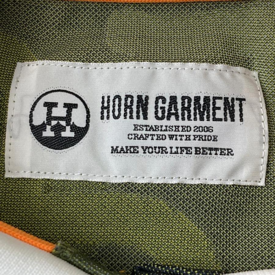 HORN GARMENT HORN GMT ホーン ガーメント 半袖ポロシャツ カモフラ柄 