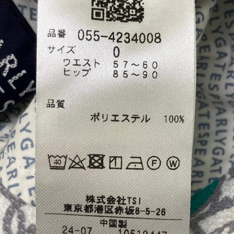 PEARLY GATES パーリーゲイツ 2024年モデル フルジップスカート 総柄 グレー系 0 ゴルフウェア レディース_4