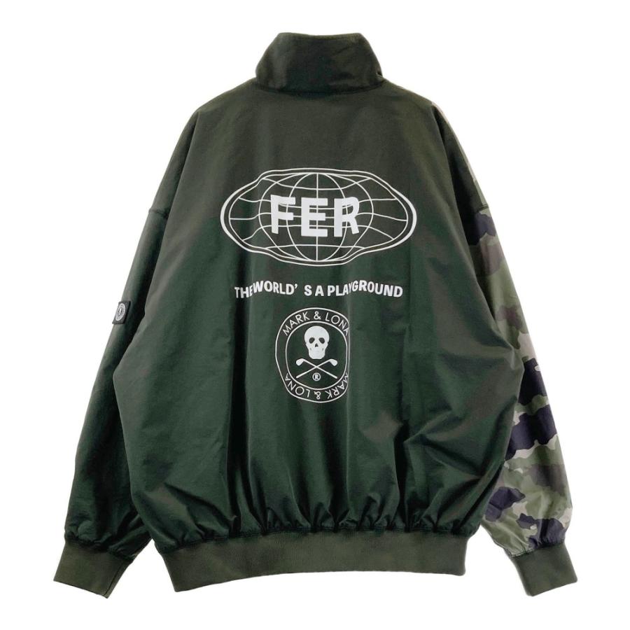 L相当 MARK & LONA マークアンドロナ ジップアップジャケット カモ柄 L相当 MARK & LONA マークアンドロナ ジップアップジャケット