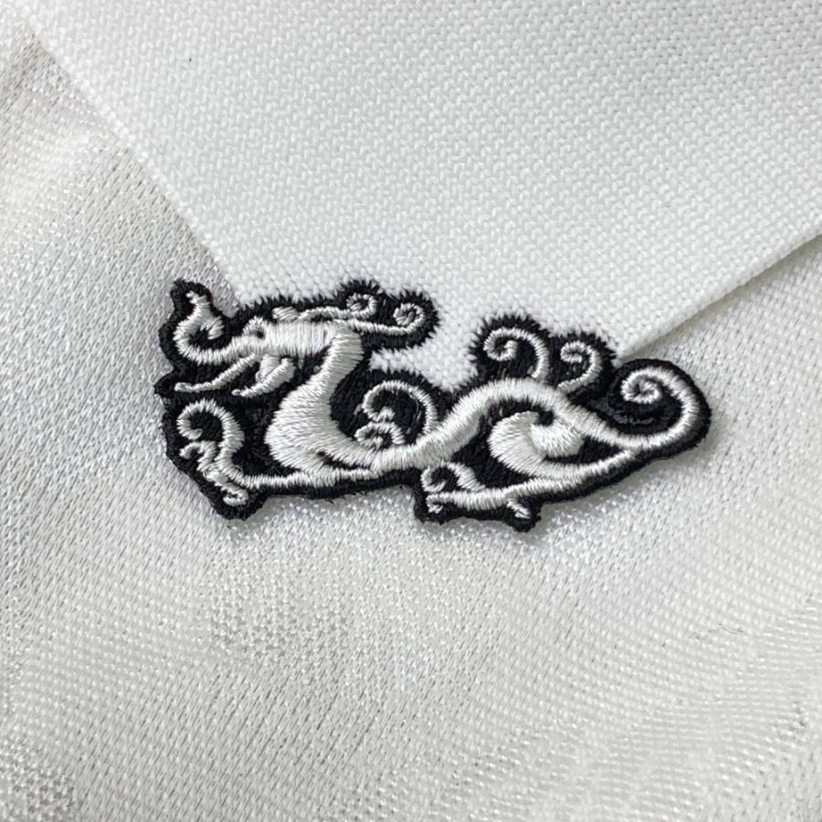 dance with dragon ワンピース　未使用にてキレイです 新品】DANCE WITH DRAGON ダンスウィズドラゴン ハーフジップ 半袖