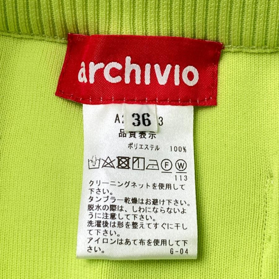 【超美品】サイズ38 archivio レディース ゴルフ イエロー スカート archivio（アルチビオ） 【新品】ARCHIVIO プリーツ スカート イエロー