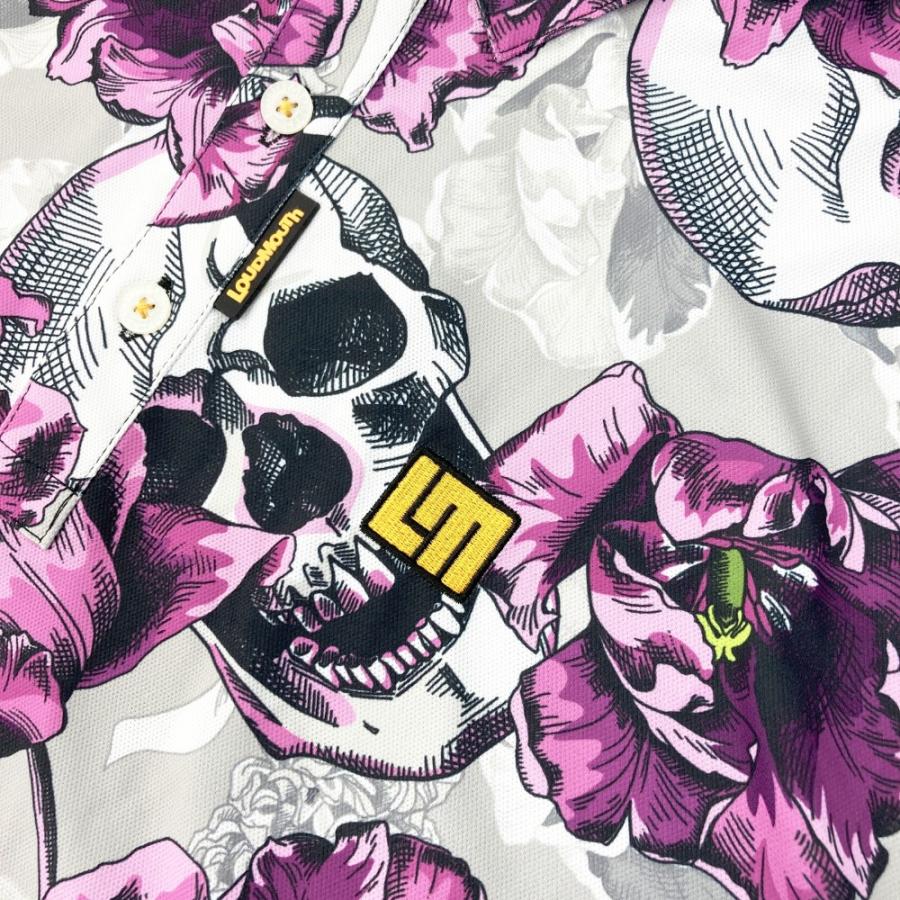 新品】LOUD MOUTH ラウドマウス 半袖ポロシャツ ラベンダー 新品】LOUD MOUTH ラウドマウス 半袖ポロシャツ ラベンダー