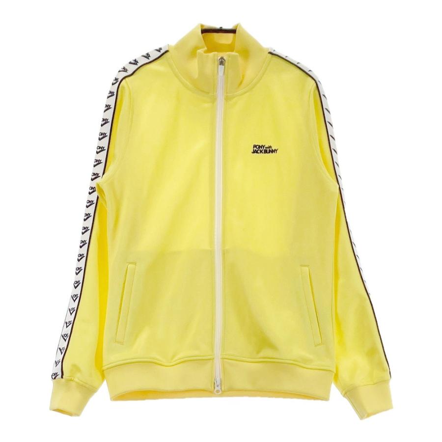 美品 ジャックバニー ボアフリース ジップブルゾン イエロー 1 黄色 Jack Bunny!! JACK BUNNY ジャックバニー ×PONY ジップジャケット