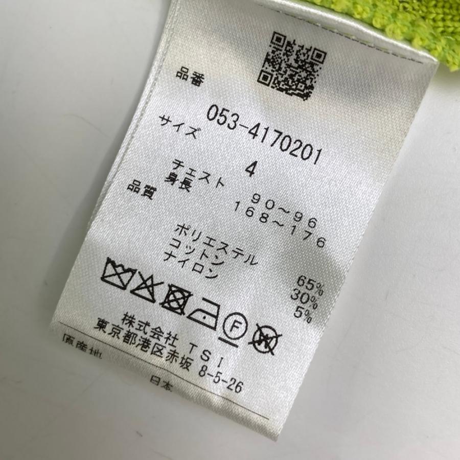 PEARLY GATES パーリーゲイツ 2024年モデル ニットセーター ロゴ柄 グリーン系 4 ゴルフウェア メンズの画像